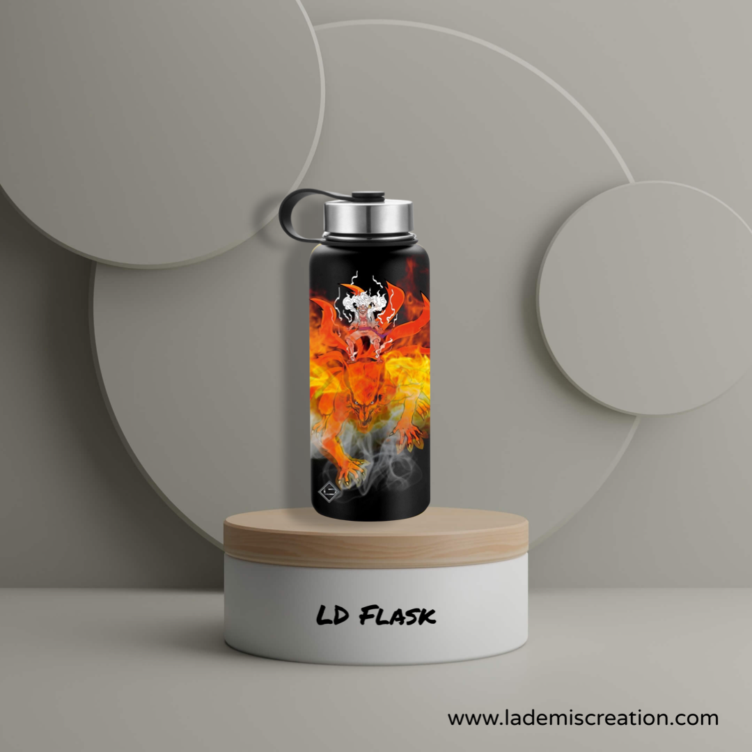 LD's Flask-Kurama&Luffy