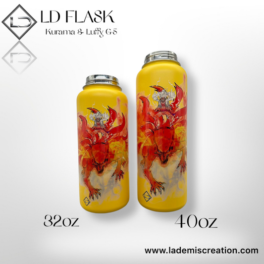 LD's Flask-Kurama&Luffy